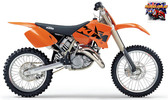Thumbnail KTM 125 200 250 300 SX EXC Owners Manual 2003 