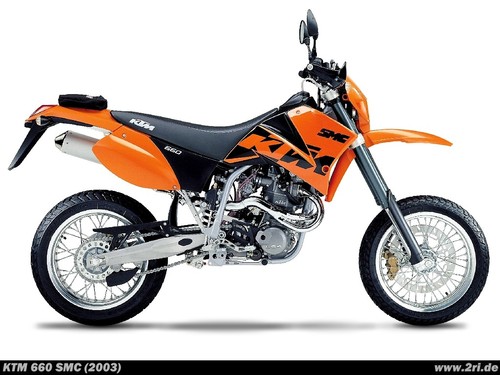 Product picture KTM 660 SMC Owners Manual 2003