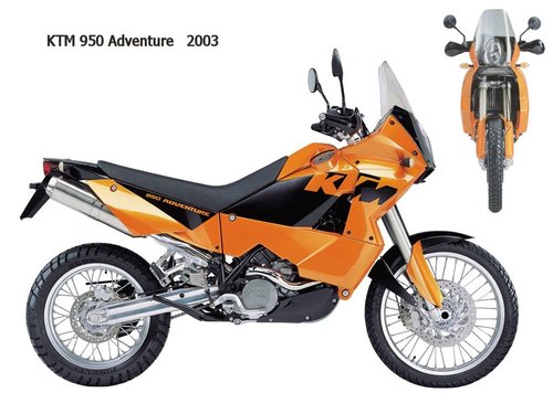Product picture KTM 950 Adventure Owners Manual 2003
